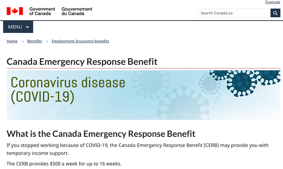 Canada Emergency Response Benefit